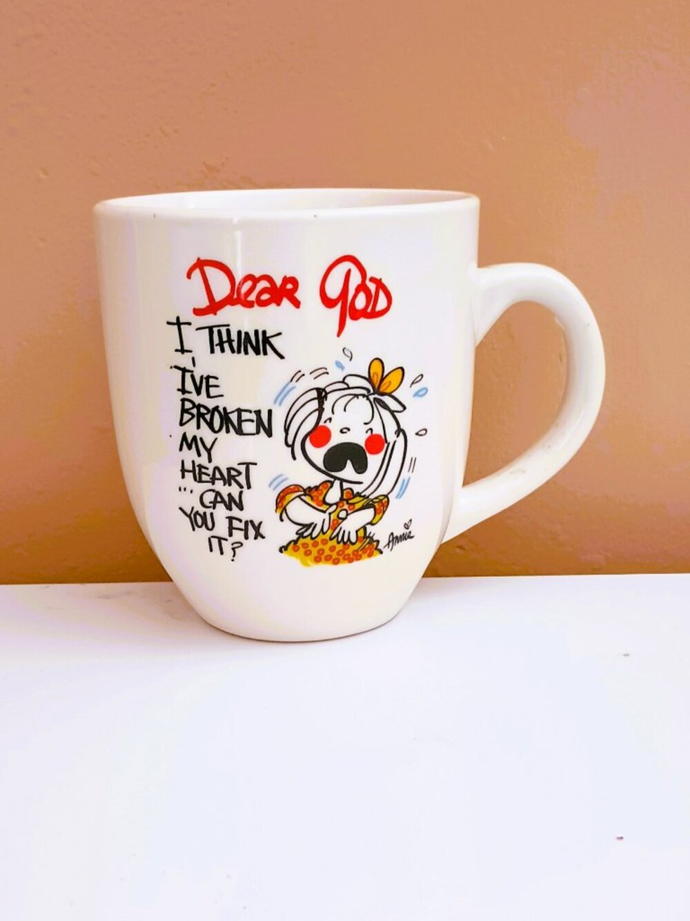 Royal Norfolk Mug Dear God I Think I've Broken My Heart Cup
